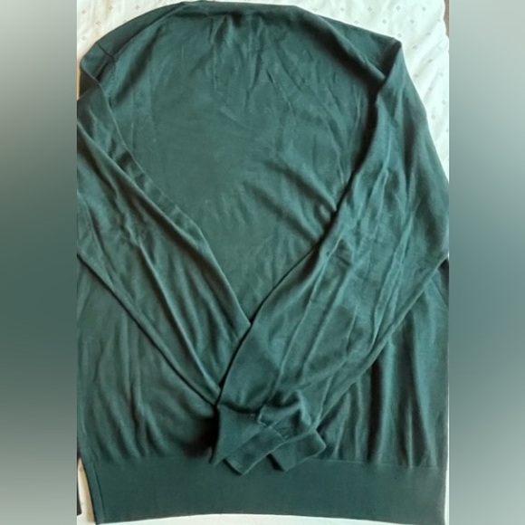 Brand newTheory Regal Wool sweater, size medium Green - Picture 3 of 4